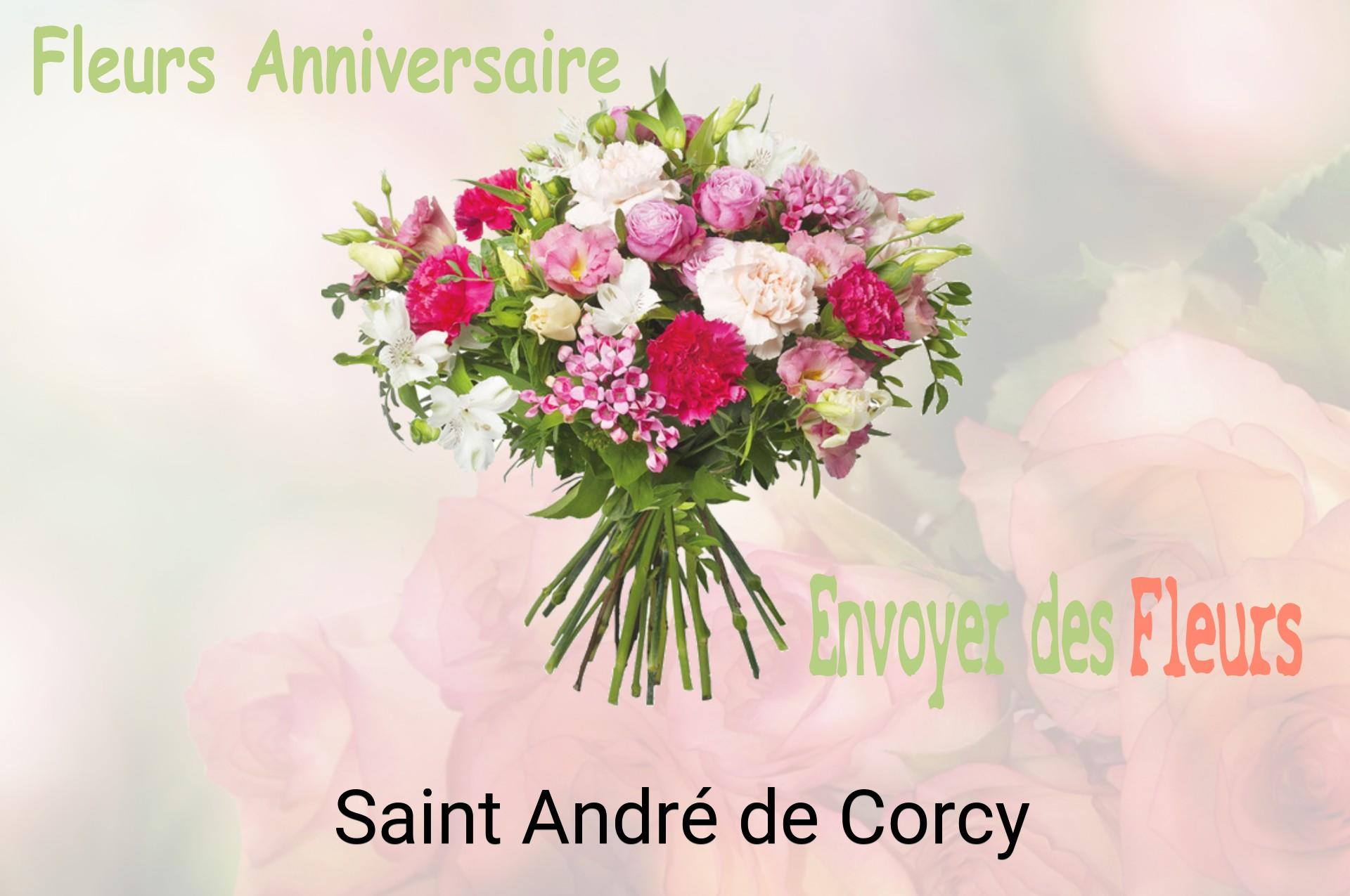 Bouquet de fleurs d’anniversaire livré à Saint-André-de-Corcy