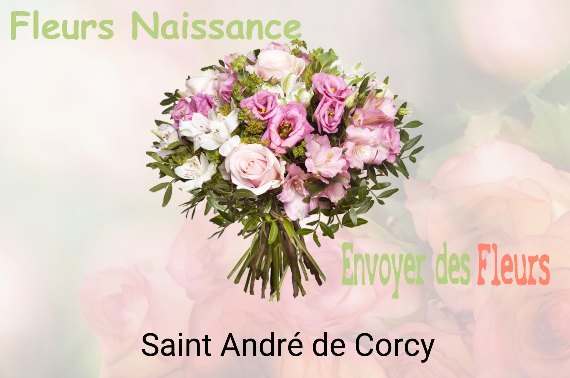 Bouquet de fleurs de naissance livré à Saint-André-de-Corcy